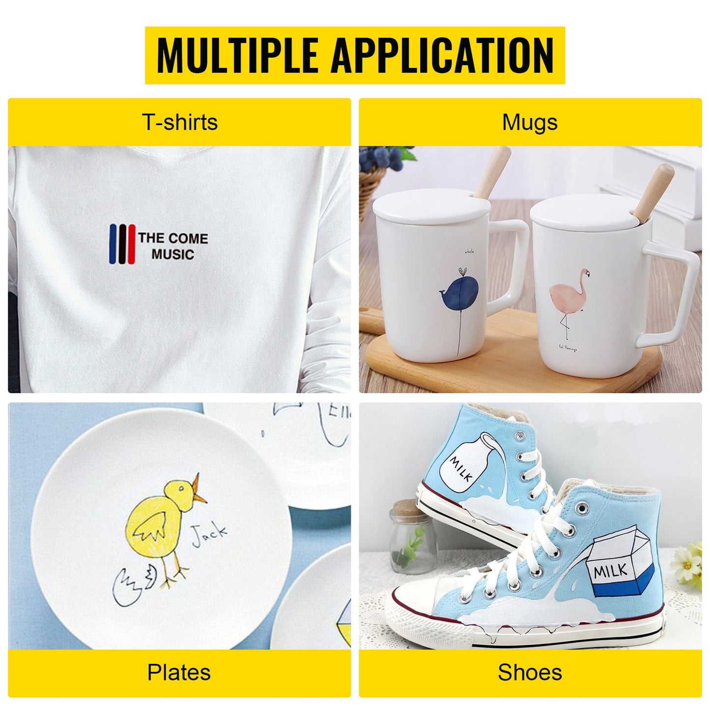 Värmepress 30,5 x 38,1 cm 5-i-1 värmepress 1250W värmepressmaskin svängbar vit värmepress T-shirt sublimeringsskrivare överföring 360 graders rotation för gör-det-själv-skor, mössor och T-shirts