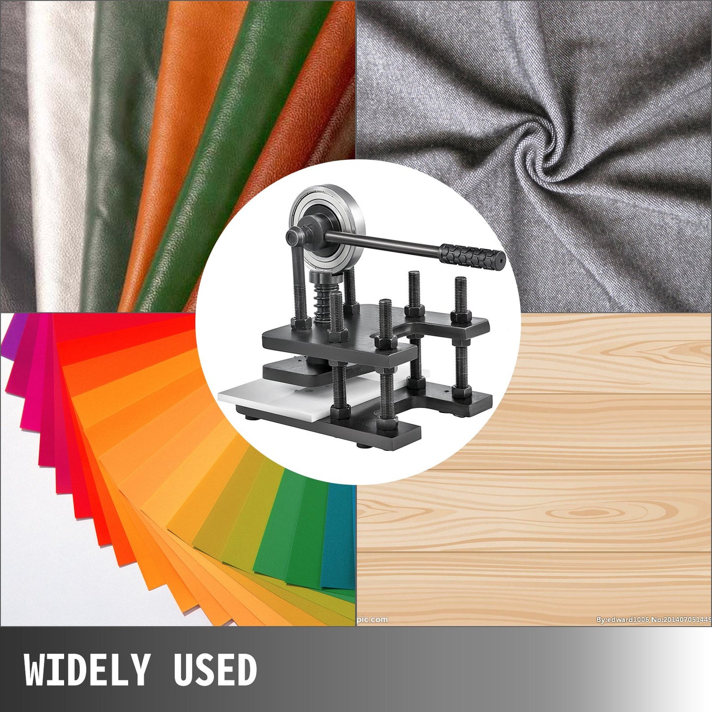 Läderskärmaskin 180x120mm Manuell stansmaskin Kraftig läderpräglingsmaskin Handpress Formgjutning Läderstansning Läderskärmaskin för olika material