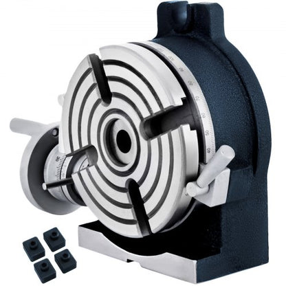 150 mm/5,9 tum vertikalt och horisontellt roterande bord, 150 mm delningshuvud, runt roterande arbetsbord, fräsmaskin, indexsystem, justerbar skruv, 5,9 tums delningsplatta, indexsystem