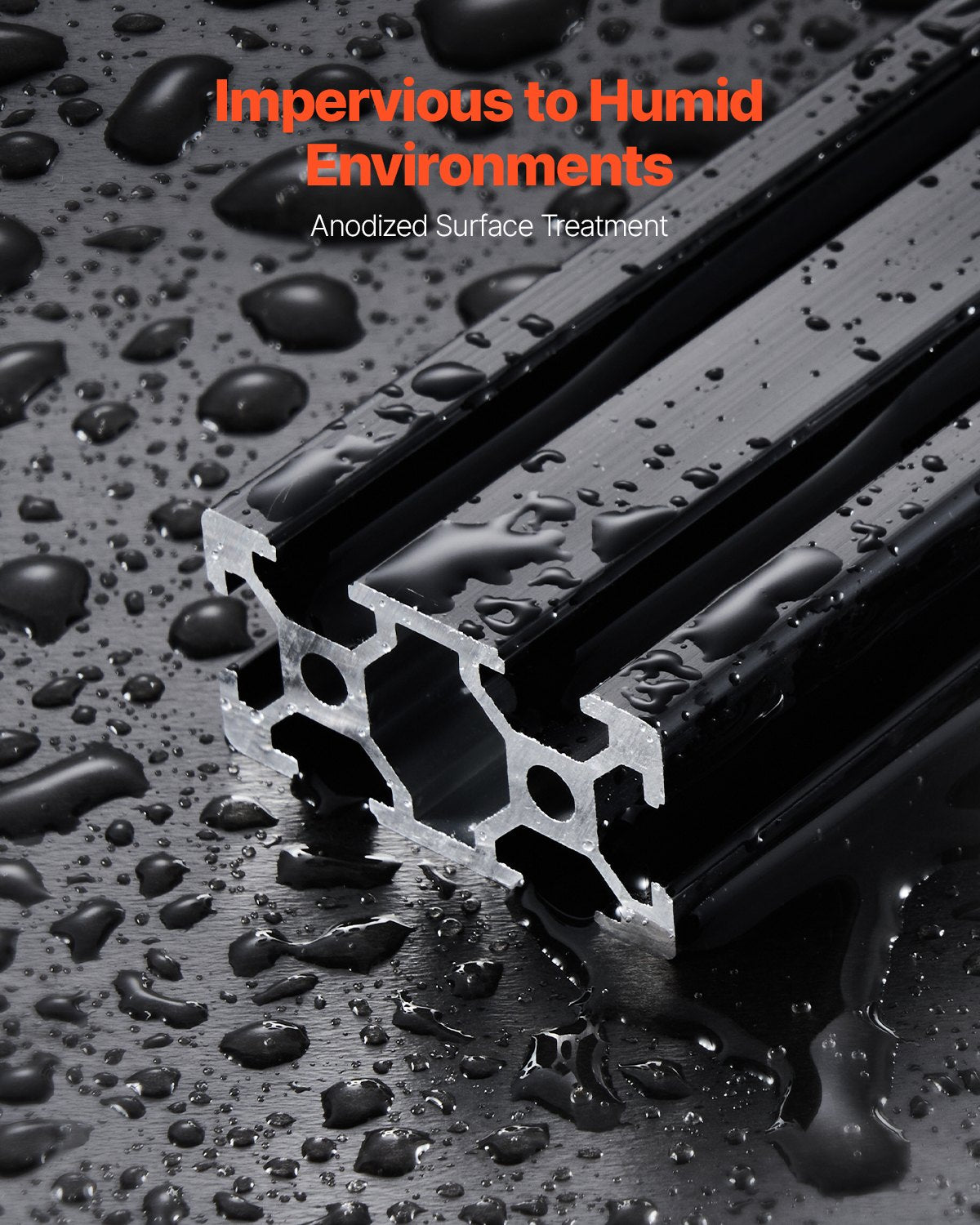 5 st. 59 tum (1500 mm) T-spår 2040 aluminiumprofil, anodiserad linjär skena enligt europeisk standard, höghållfast extruderad aluminiumskena för 3D-skrivare, CNC-maskin DIY, lasergravering, svart