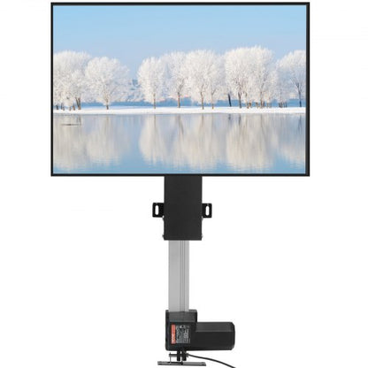 Motoriserad TV-lyft, slaglängd 50,8 cm Motoriserad TV-montering Passar för TV-lyft 71,1–81,3 cm med fjärrkontroll Höjdjusterbar lastkapacitet 59,9 kg Trådlös fjärrkontroll