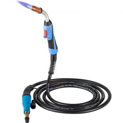 Mig-svetspistol 250 Amp 4,5 m, passar till svetsbrännare Miller-svetspistol M-25 Svetsbrännare Stinger Ersättning passar till Miller M-25 Artikelnummer 169598 passar 0,030"-0,035" tråd