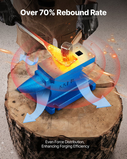 Städ i ett horn, 55 pund, gjutjärnsstäd, smed, tål hårda slag, städ, robust, runt horn, smed, juvelerare, metallsmedsverktyg, till salu, smidesverktyg och utrustning