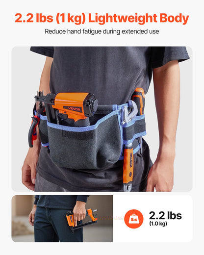 Pneumatic Staple Gun, 20 Gauge T50 Pneumatic Upholstery Stapler for 10.8mm Crown 4mm-16mm Length Staples, 70-110 PSI Air Staple Gun for Woodworking, Upholstering, Fabric, Crafts, DIY Projects