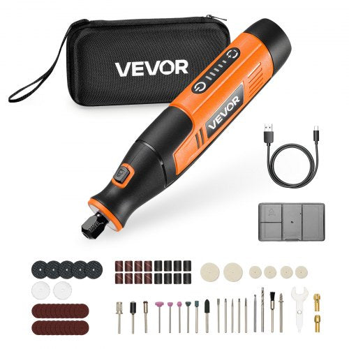 73-delars sladdlöst roterande verktygssats, DC4V bärbart mini-elroterande verktyg, 5 hastighetsnivåer 7000-20000 varv/min Multifunktionella gör-det-själv-verktyg för gravyr, slipning, polering, snidning, skärning, gör-det-själv-pyssel