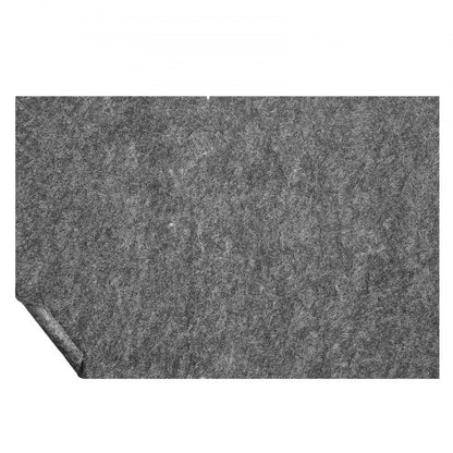 Halkfri mattunderlägg, skyddande dämpande mattunderlägg, 2'x8' (7,875' faktisk), 1/4" tjock, dubbel yta, polyesterfilt + latex, 1-2㎡ mattstoppning, säker för alla golv