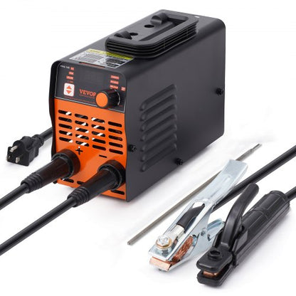 220V elektrodsvets, 140A BÅG-/Lift TIG-svetsmaskin med stor LED-display, 2-i-1 bärbar elektrodsvetsmaskin med varmstart, bågkraft, anti-vidhäftning VRD, MMA-elektrodsvetsmaskin för svetsning