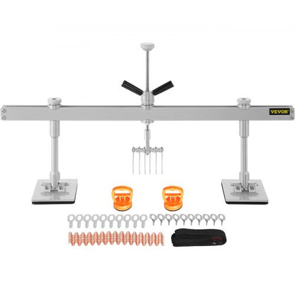 Bilbucklorsats, 85 cm bucklorspak med 6 klor och tillbehör, lackfri bucklorborttagningsats, bucklorspakssats för bilkarosserireparation, dörrbulor och hagelskador
