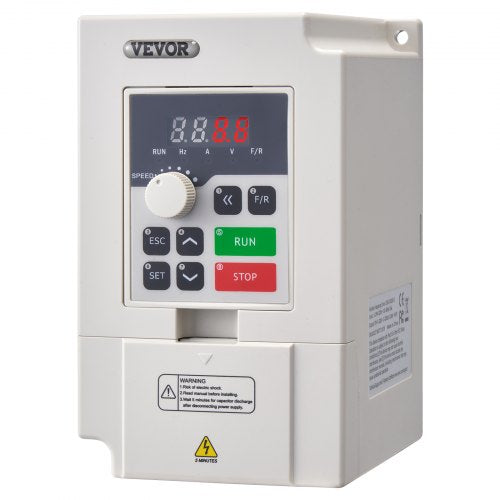 VFD 4HP, 3KW, 14A, 1- eller 3-fas AC 220V ingång till 3-fas AC 0~220V utgång Variabel frekvensomriktare, 50/60Hz ingång, 0-2000Hz utgång VFD för spindelmotorns varvtalsreglering