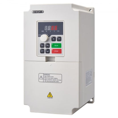 VFD 5 hk, 4 kW, 8,5 A, 3-fas AC 380 V ingång till 3-fas AC 0 - 380 V utgång Variabel frekvensomriktare, 50/60 Hz ingång, 0-2000 Hz utgång VFD för spindelmotorns varvtalsreglering