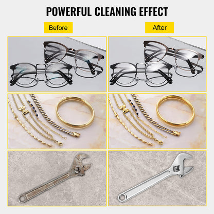 10L Ultraljudsrengörare Dubbelfrekvens Ultraljudsrengöringsmaskin med värmare Smyckesrengörare för Smyckesdelar Glasögonring Protesinspelning Kretskort 28/40KHz