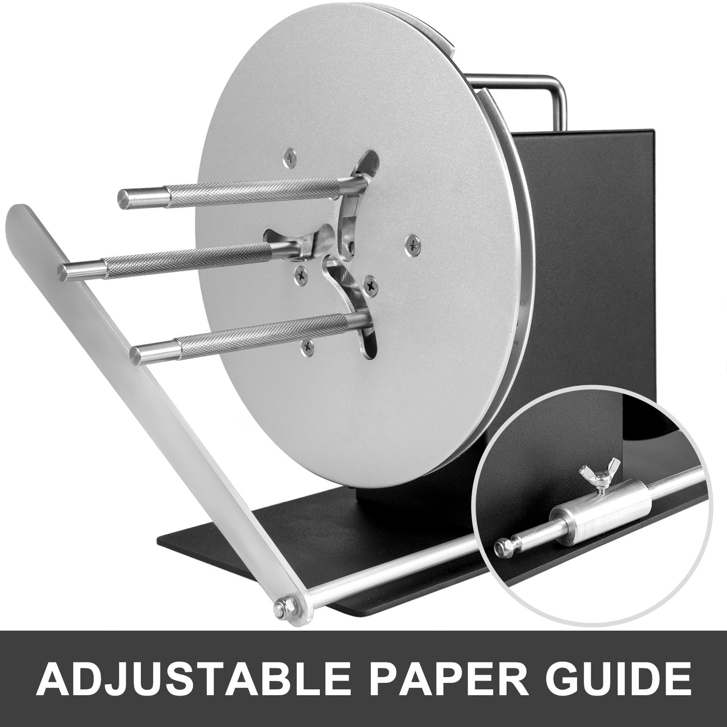 Etikettupprullningsmaskin 120 mm bred etikettupprullningsmaskin Dubbelriktad upprullningsmaskin 220 mm max. diameter Synkroniserar med skrivare för industrier