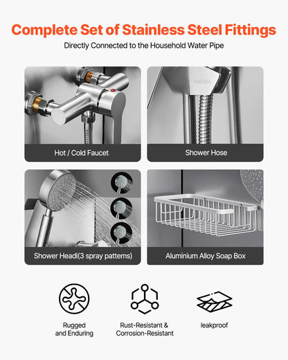 Hundtvättstation i rostfritt stål, 157,48 cm husdjursbadkar med ramp, PE-vattenfilterbräda, kran och duschmunstycke samt tvålhållare. Hundbadkar för stora, medelstora och små husdjur (höger dörr)