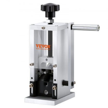 Manual Wire Stripping Machine, 1.5 mm-30 mm Copper Stripper with Hand Crank or Drill Powered, Visible Stripping Depth Reference, Portable Aluminum Frame Wire Peeler for Scrap Copper Recycling