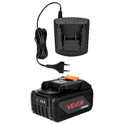20V MAX, Portable Battery and Charger Combo, AC 220V, 4.0 Ah Lithium-Ion Battery Pack, 4000 mAh Large Capacity, Extended Runtime, Compatible with Series Tools, for Replacement and Fast Charging