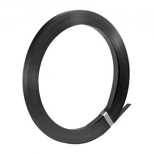Stålbandningsrulle, 19 mm x 0,55 mm x 91 m, Metallbandningsrulle tål tuffa miljöer, 775,6 kg brottstyrka, Kraftig bandningsrulle för pallpackning