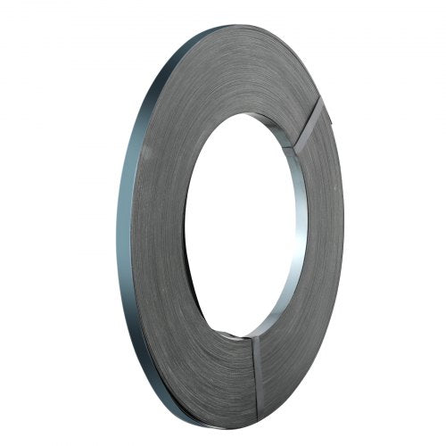 Förpackningsband i stål, 1640 fot längd x 3/4" bredd x 0,02" tjocklek, 1700 lbs brottstyrka, kraftig bandning av pallband, bärbara starka bandningsband i metall, svarta