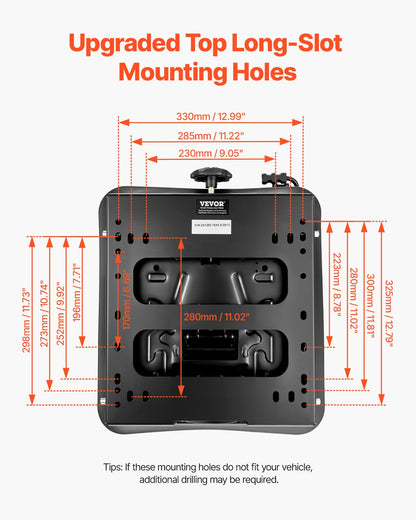 Sätesfjädringskit med sätesglidspår, universell luftfjädring för sätet med dammskydd, 15 cm justerbar fram-till-bak-funktion, sätesfjädringskit för nollsvänggräsklippare, gaffeltruck