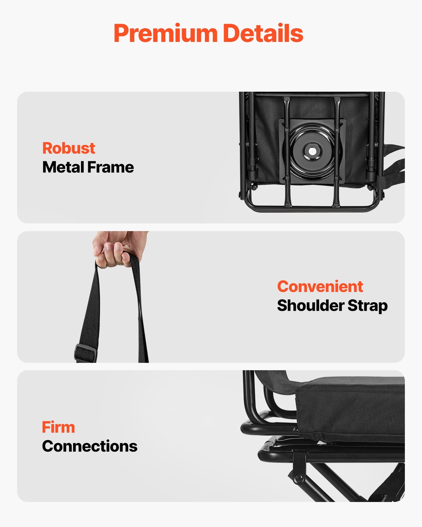 Hunting Chair, 360° Silent Swivel, Foldable Lightweight Portable Blind Chair, Heavy-Duty Steel Frame Ground Stool Seat, with Adjustable Shoulder Strap, 136 Kg Capacity for Fishing, Camping