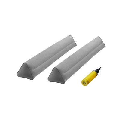 Sängskydd för småbarn, 122 cm uppblåsbar sängräcke med handpump, halkfri sängräcke för twin-, full-, queen- och king size-sängar, lätt och bärbar (2-pack)