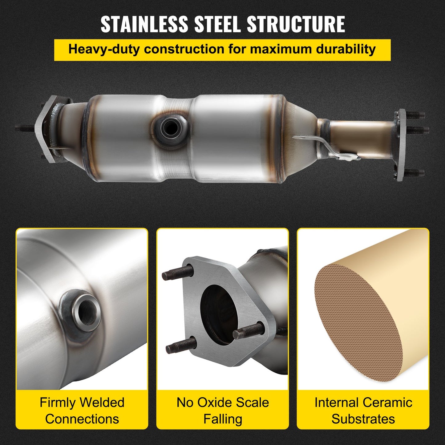 Högflödeskatalysator för 2003-2007 Honda Accord DX/EX/LX 2.4L L4