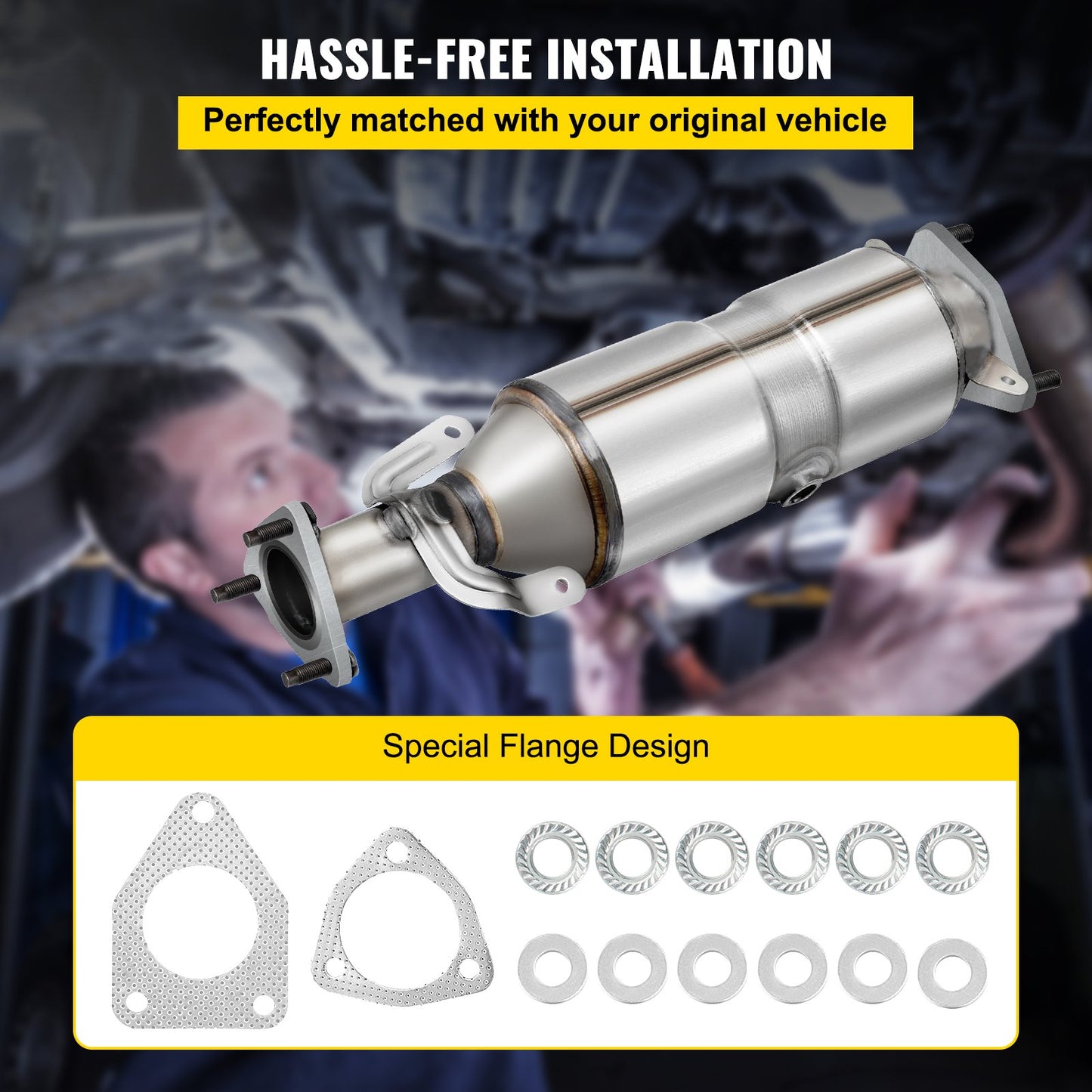 Högflödeskatalysator för 2003-2007 Honda Accord DX/EX/LX 2.4L L4