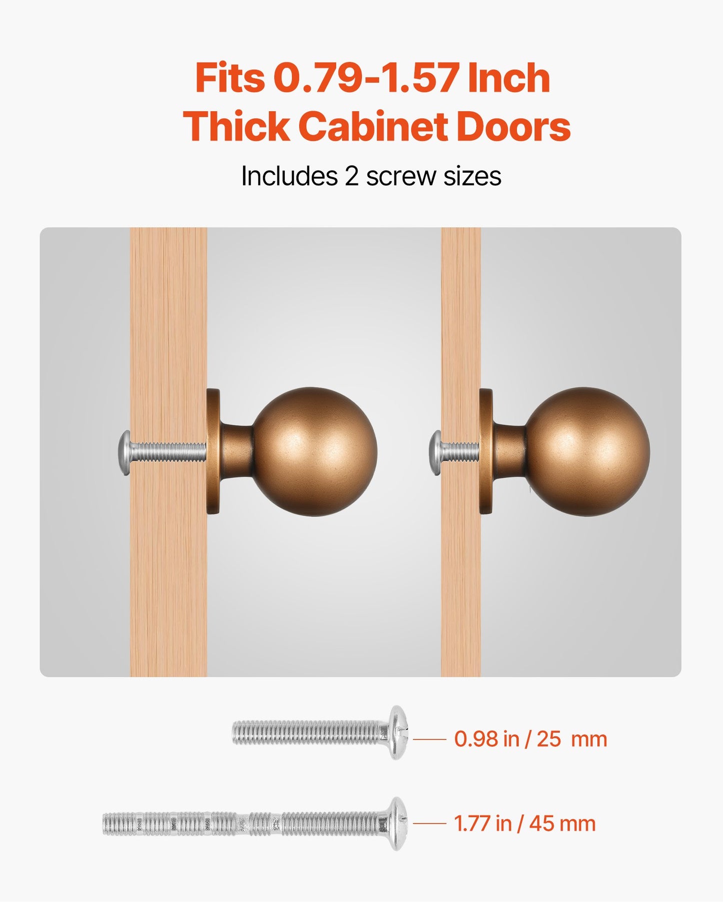 Skåpsknoppar, 12-pack, 25 mm lådhandtag i zinklegering, runda kökshandtag, massiva knoppar, skåpbeslag med skruvar för badrumsskåp, lådor, antikmässingsfärg