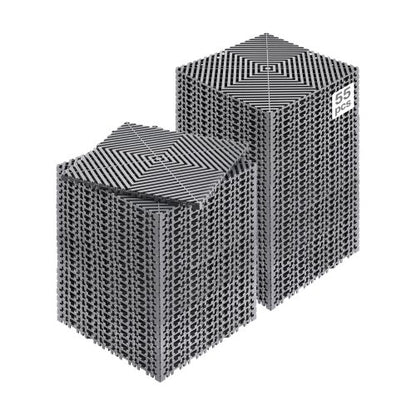 Sammankopplande dräneringsmatta, 30 x 30 cm modulär sammankopplande kudde, 55 st skarvmattor för dränering, halkfria grå PP-dräneringsgolvplattor och duschmatta, för garage, trädgård, kök och utomhusbruk