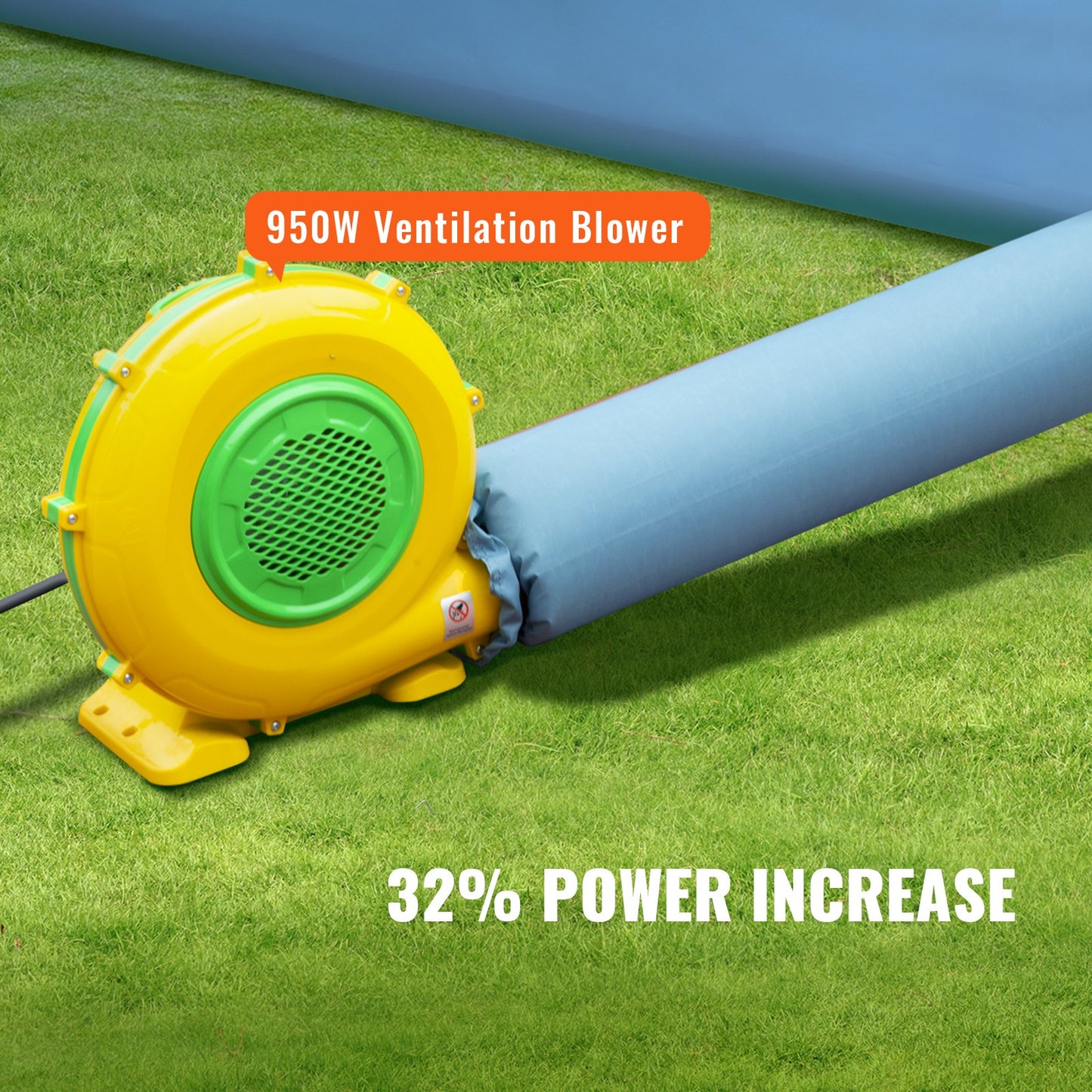 Uppblåsbar sprutbox, billackeringstält, 396 cm x 305 cm x 274 cm, filtersystem, fläkt, 950W