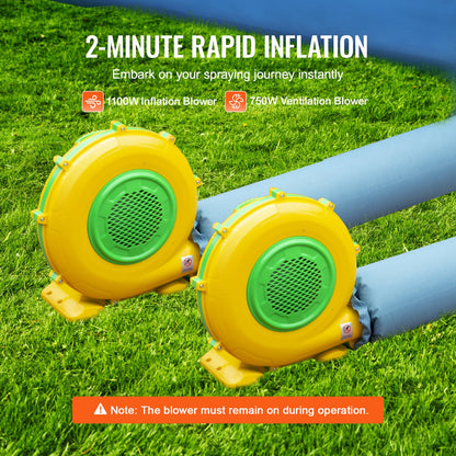 Uppblåsbar målarbox, 32,8 x 21 x 14,8 fot/10 x 6,4 x 4,5 m uppblåsbar sprutbox, med 1100 W + 750 W kraftfulla blåsmaskiner och luftfiltersystem, bärbar bilmålarbox för stor lastbil, stor skåpbil, stora maskiner