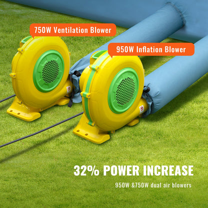 Uppblåsbar sprutbox för billackering 792 cm x 457 cm x 335 cm filtersystem 2 blåsmaskiner