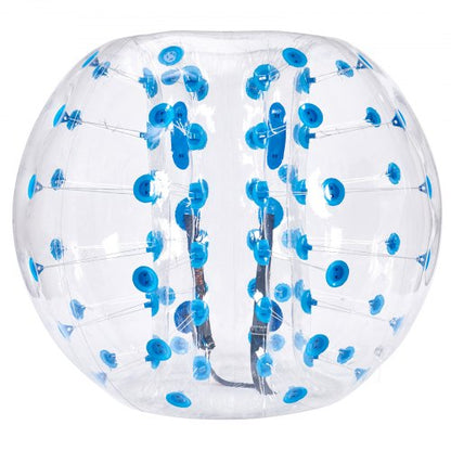Uppblåsbar Bumper Ball 1-pack, 5FT/1.5M Body Sumo Zorb-bollar för tonåringar och vuxna, 0.8mm tjocka PVC-mänskliga hamsterbubbelbollar för utomhuslek, Bumper Bopper-leksaker för trädgård, gård, park