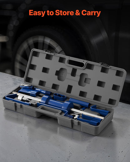 Bucklaborrningssats, 5,9 kg 14-i-1 glidhammare Bucklaborrningssats, kraftig bilkarosserireparation lastbilsreparation bilskadeborttagningsverktyg reparationsram med bärväska, förlängningsstång, halkfritt handtag