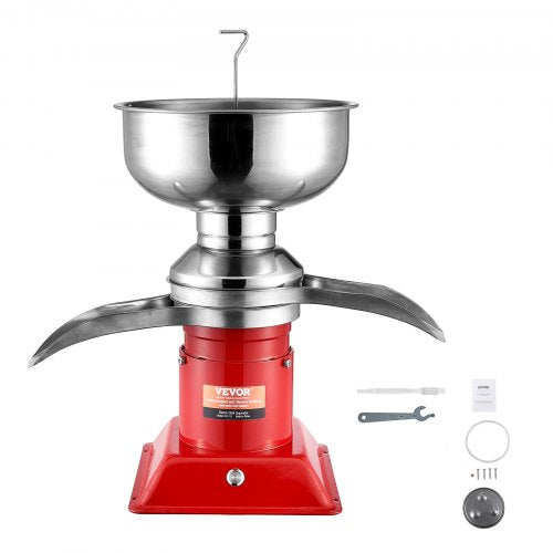 Centrifugalseparator för mjölkgrädde, elektriska gräddseparatorer i 304 rostfritt stål, 100 l/h utgång 10500 varv/min getmjölksseparator, 30 W gräddseparator för komjölk, mjölkskummare med 5 l skålkapacitet, 100-240 V