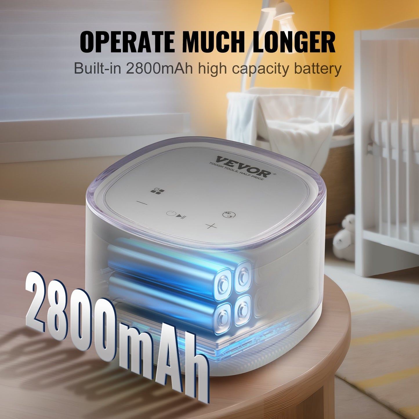 Bröstpump, dubbla elektriska bröstpumpar, 4 lägen och 16 nivåer, 300 mmHg stark sugkraft, 2800 mAH uppladdningsbar amningspump med anti-backflow och LED-display, 18/21 mm insatser, 24/28 mm flänsar