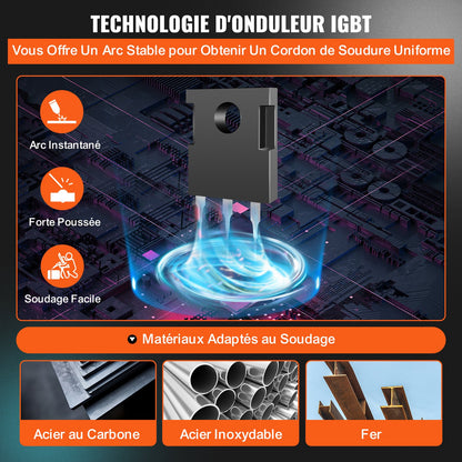 MIG-svets 250 Amp MIG TIG-bågsvets 3-i-1-svetssvetsmaskin 220V TIG-svets Lift-bågsvets MMA-pinne IGBT DC-växelriktarsvets Kombinationssvetsmaskin med digital display