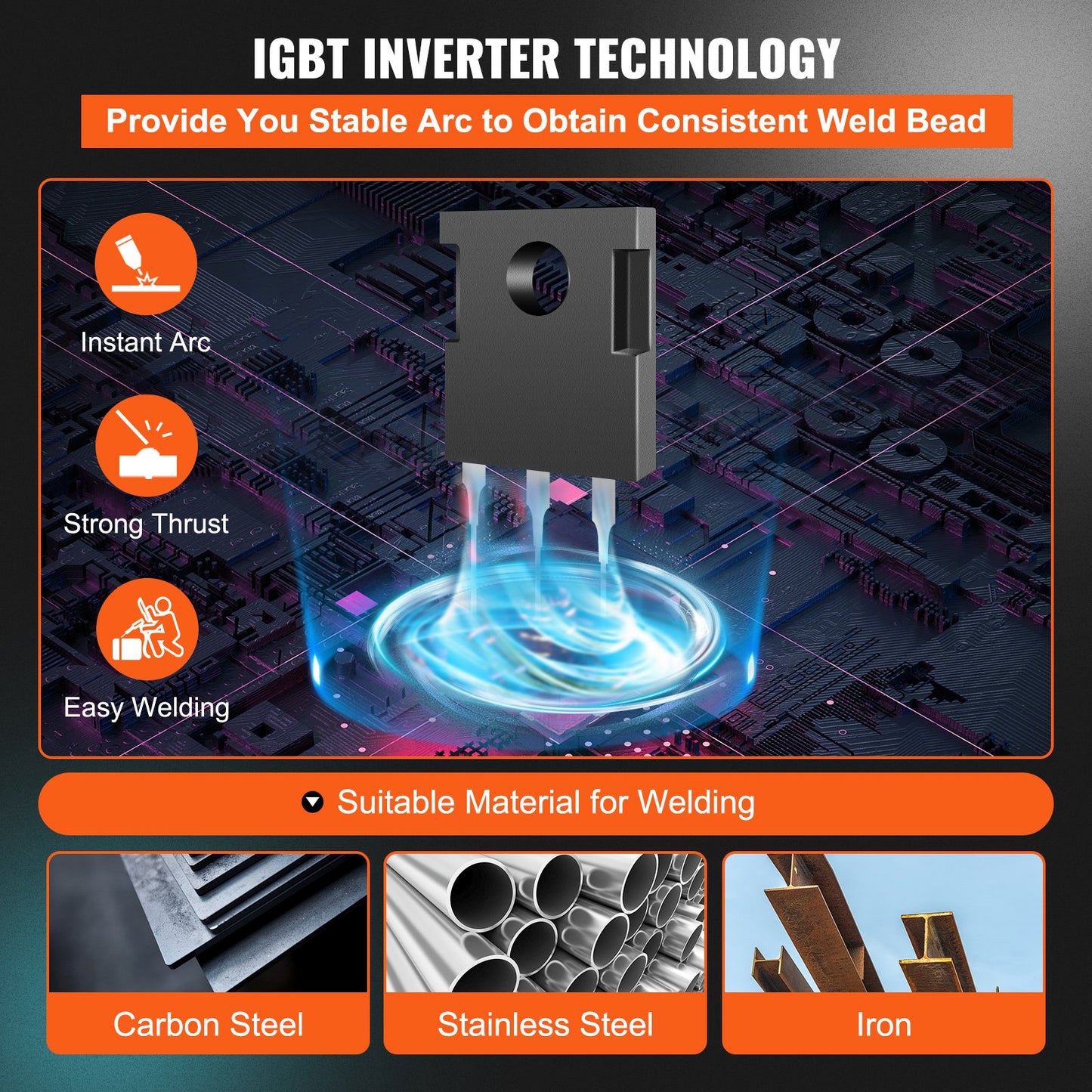 MIG-svets 200 Amp MIG TIG-bågsvets 3-i-1-svetssvetsmaskin 220V TIG-svets Lift-bågsvets MMA-pinne IGBT DC-växelriktarsvets Kombinationssvetsmaskin med digital display