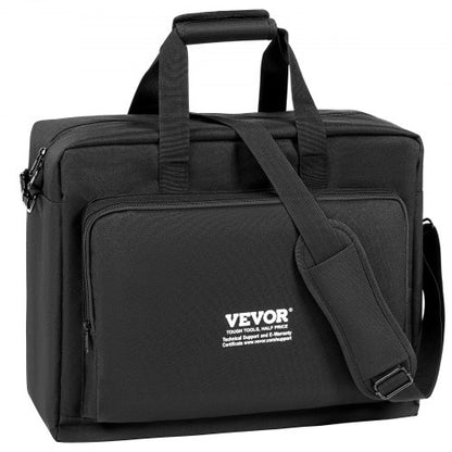 Vadderad gigbag för DJ-mixer, 1200D Oxford-tyg, bärväska för DJ-utrustning med förvaringsficka 1,4 m Avtagbar axelrem 0,39 tum vaddering, 19,29 x 8,66 x 15,34 tum förvaringsfodral för DJ-kontroller