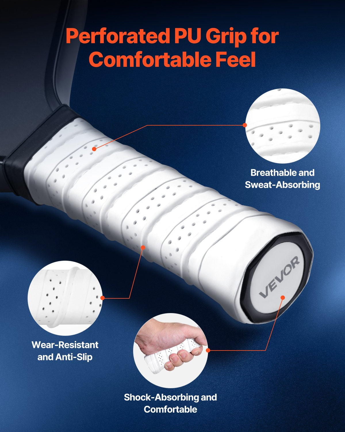 Pickleball-paddel, T700 kolfiberyta och bikakekärna, professionellt pickleball-paddel med ökad kraft, kontroll och spinn, proffs-pickleballracket för vuxna, män och kvinnor, svart