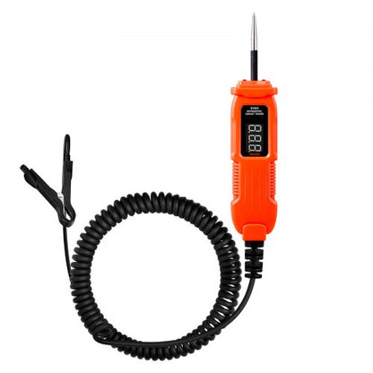 Bilkretsprovare, 3–72 DCV strömkretsprobtestare med LED-skärm och belysning, bilströmsprobtestare med 3,5 m kabel, ABS-skal elektrisk detektorsökare