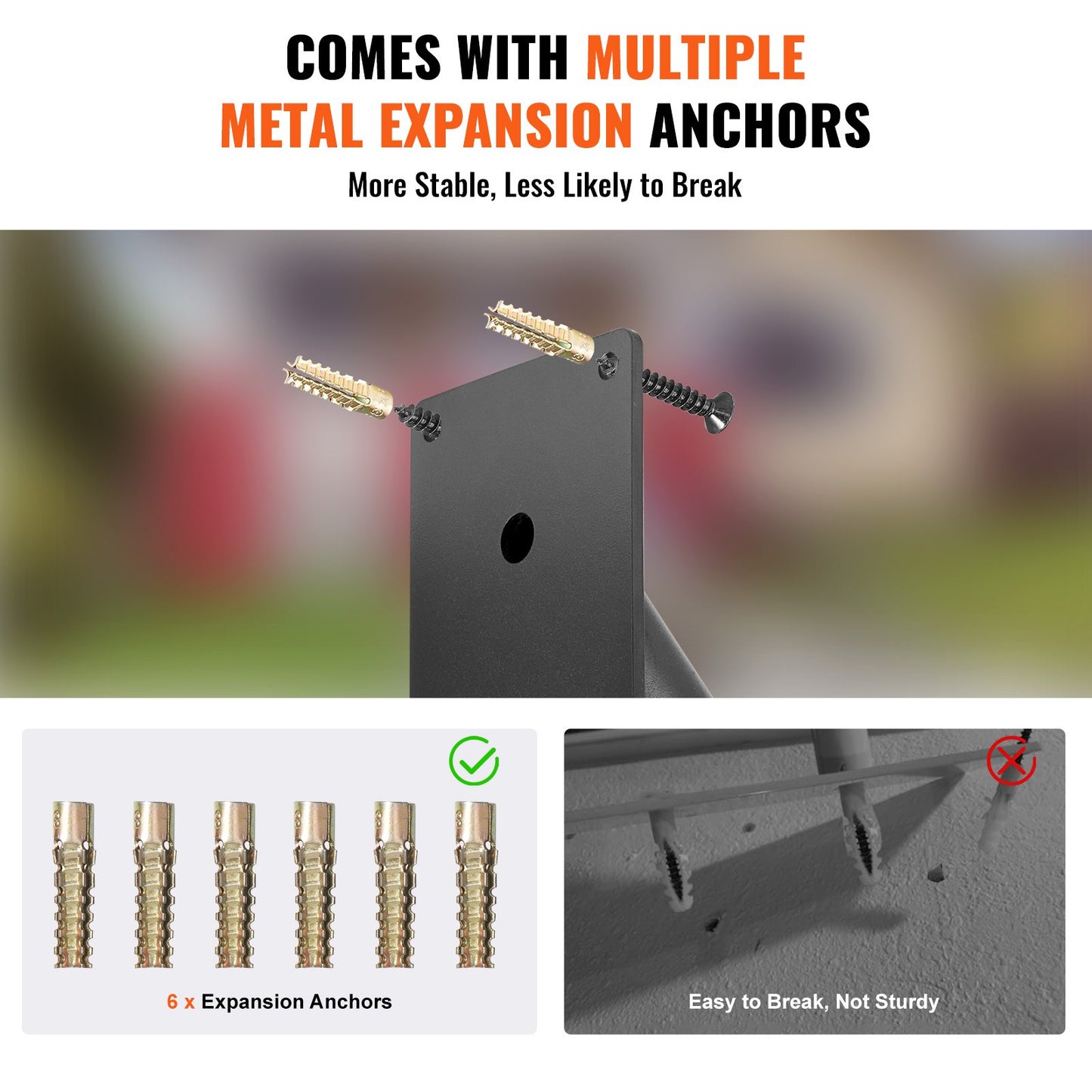 Ledstänger för utomhustrappor, 18,9" längd 1,3" rör väggmonterade säkerhetsräcken för 1-2 steg, trappräcke med mattsvart finish, för trädgård, uteplats och garage samt äldre, gravida kvinnor, funktionshindrade