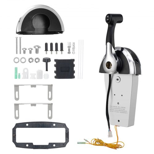 Gasreglage för båt, 8M0059686 Toppmonterad fjärrkontrollbox för utombordare för Mercury PT 2-taktare, Marin gasreglage med power trim-brytare