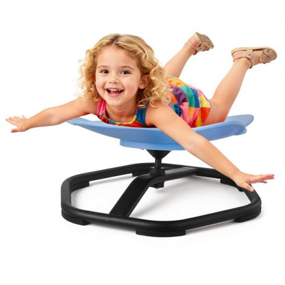 Kids Swivel Chair, 220 lbs Capacity, Elephant Shape Sensory Spinning Chair, Autistic Kids Sensory Toy Seat with Non-Slip Metal Base, Toddler Sit & Spin Seat for Coordination Balance Focus, Blue