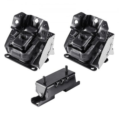 Motor- och växellådans monteringssats, 3-pack, kompatibel med 2007–2013 Chevrolet Silverado 1500 5.3L V8, ersätter OE# A5365, A5365, A2638, Secure Support