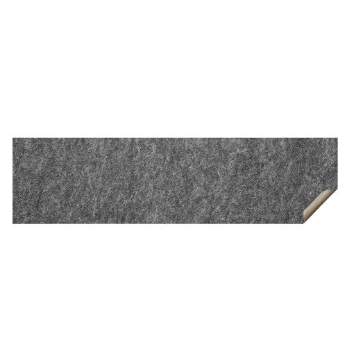 Halksäker mattunderlägg, skyddande dämpande mattunderlägg, 2'x8' (7,87' faktisk) - 1/4" tjock - dubbel yta - polyesterfilt + latex, 1-2㎡ mattunderlägg, säkert för alla golv, grå
