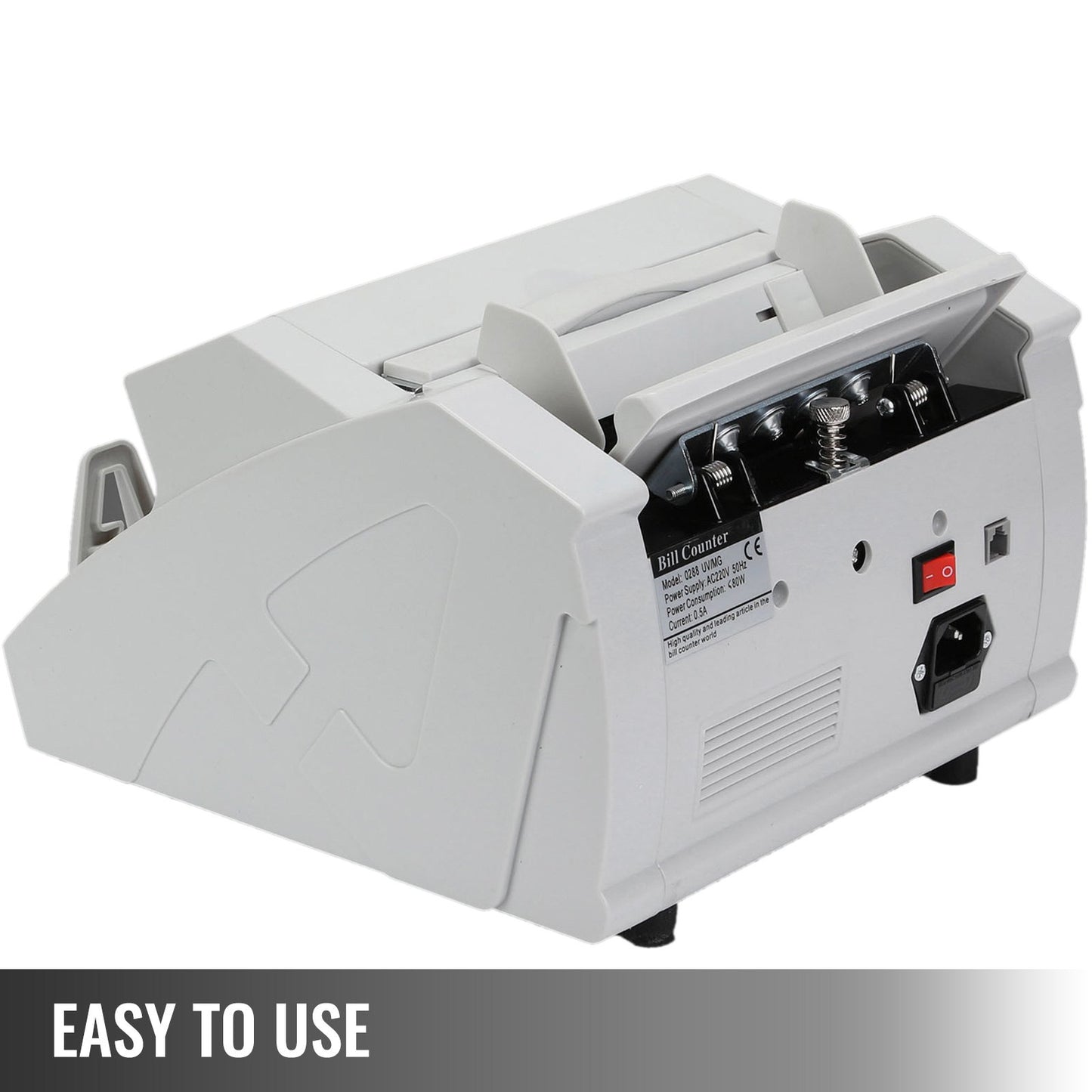 Banknotes Counters Money Counter With LED Display Professional Note Counter With False Banknotes Detector, UV/MG, 1000 Bills/Minute, Counts Only Number of Sheets