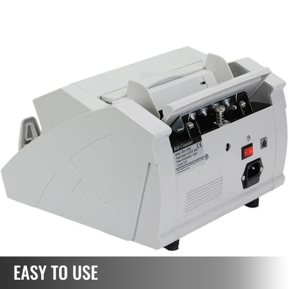 Banknotes Counters Money Counter With LED Display Professional Note Counter With False Banknotes Detector, UV/MG, 1000 Bills/Minute, Counts Only Number of Sheets