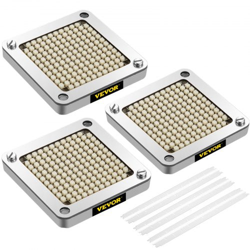 Pommes frites-skärare, utbytesblad och tryckblock, 1/4-tums, 3 delar