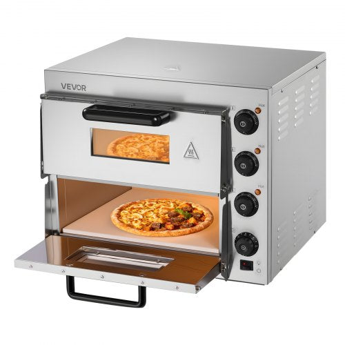 Kommersiell bänkpizzaugn Elektrisk pizzaugn för 40,6 cm pizza inomhus