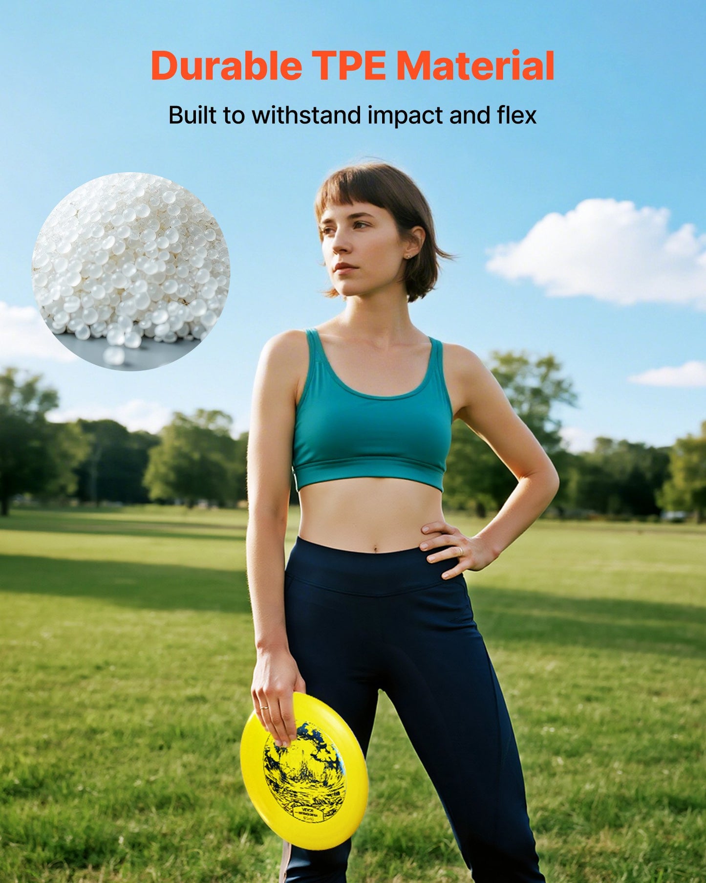 Discgolfset, 5 delar flygande diskar för nybörjare, discgolfstartset för helkroppsstyrketräning, med putter, mellanregister, driver, minimarkör, PDGA-godkänd för utomhusbruk, bakgård, gräsmatta, strand